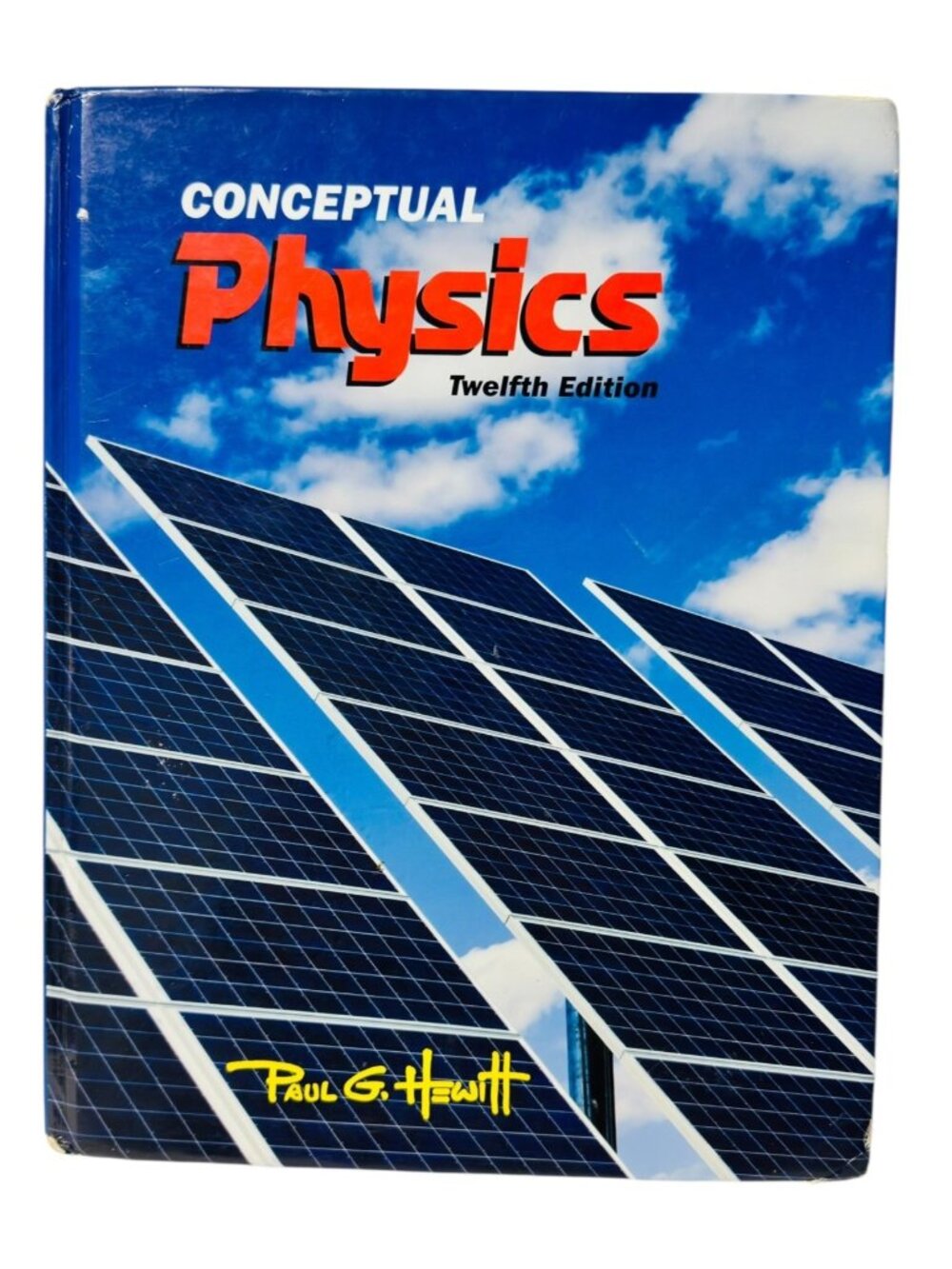 Conceptual Physics Hardcover by Paul Hewitt 2014 Pearson Education VERY GOOD